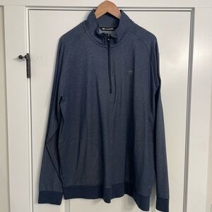 Men’s Travis Mathew 1/4 Zip w/ Coors Light arm patch